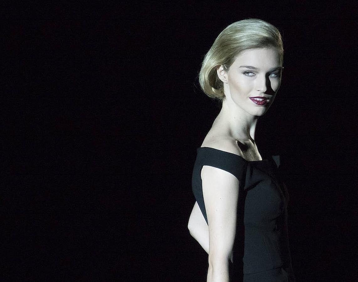 Propuestas para el otoño-invierno 2016-17 del diseñador Hannibal Laguna. 