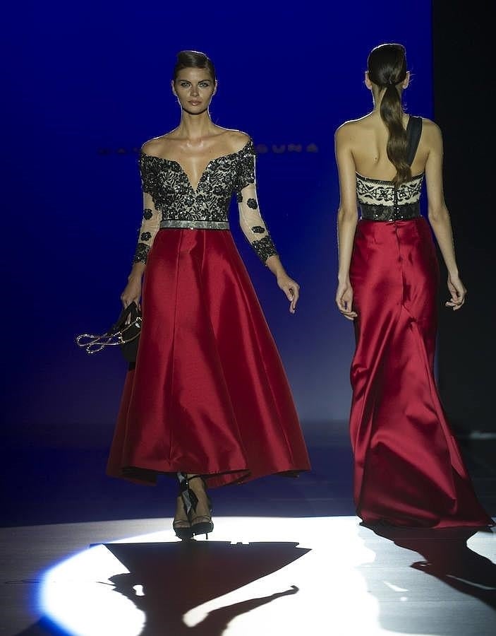 Propuestas para el otoño-invierno 2016-17 del diseñador Hannibal Laguna. 