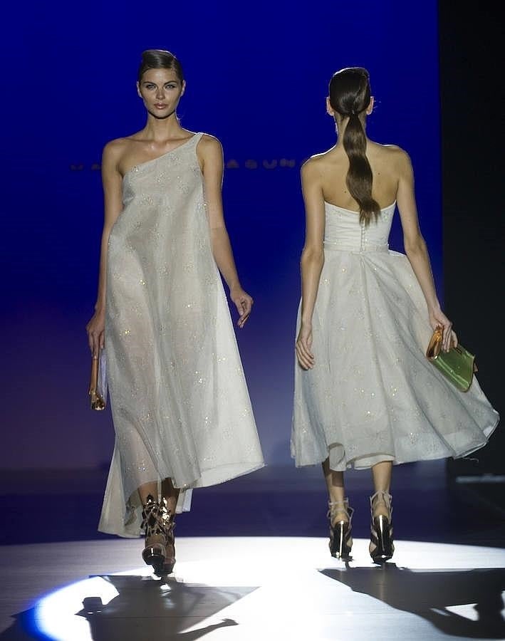 Propuestas para el otoño-invierno 2016-17 del diseñador Hannibal Laguna. 