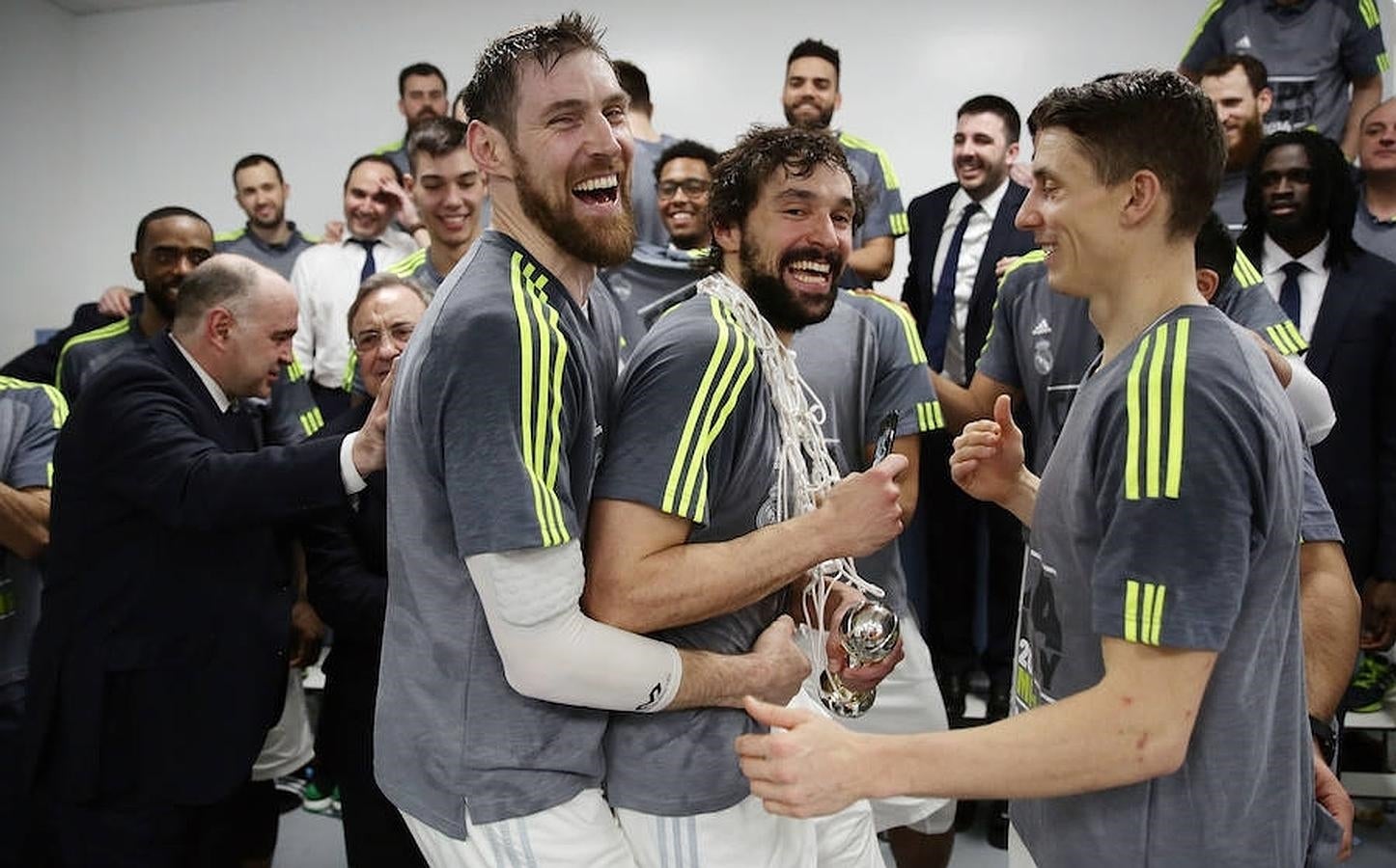 La celebración del Real Madrid, desde dentro