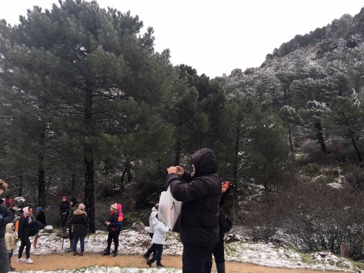 Grazalema y Villaluenga se tiñen de blanco