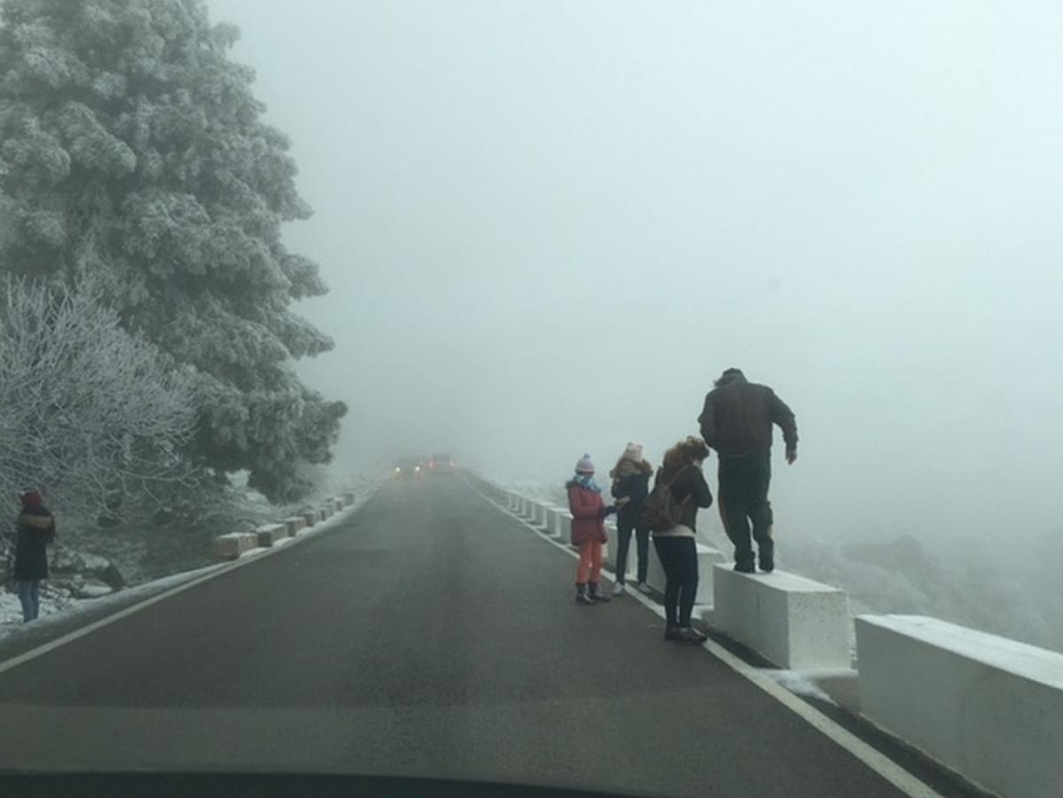 Grazalema y Villaluenga se tiñen de blanco