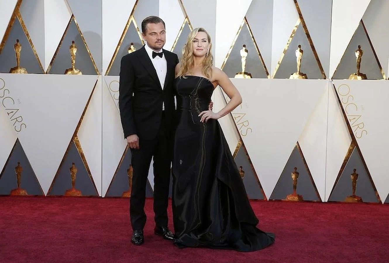 Leonardo DiCaprio, con Kate Winslet