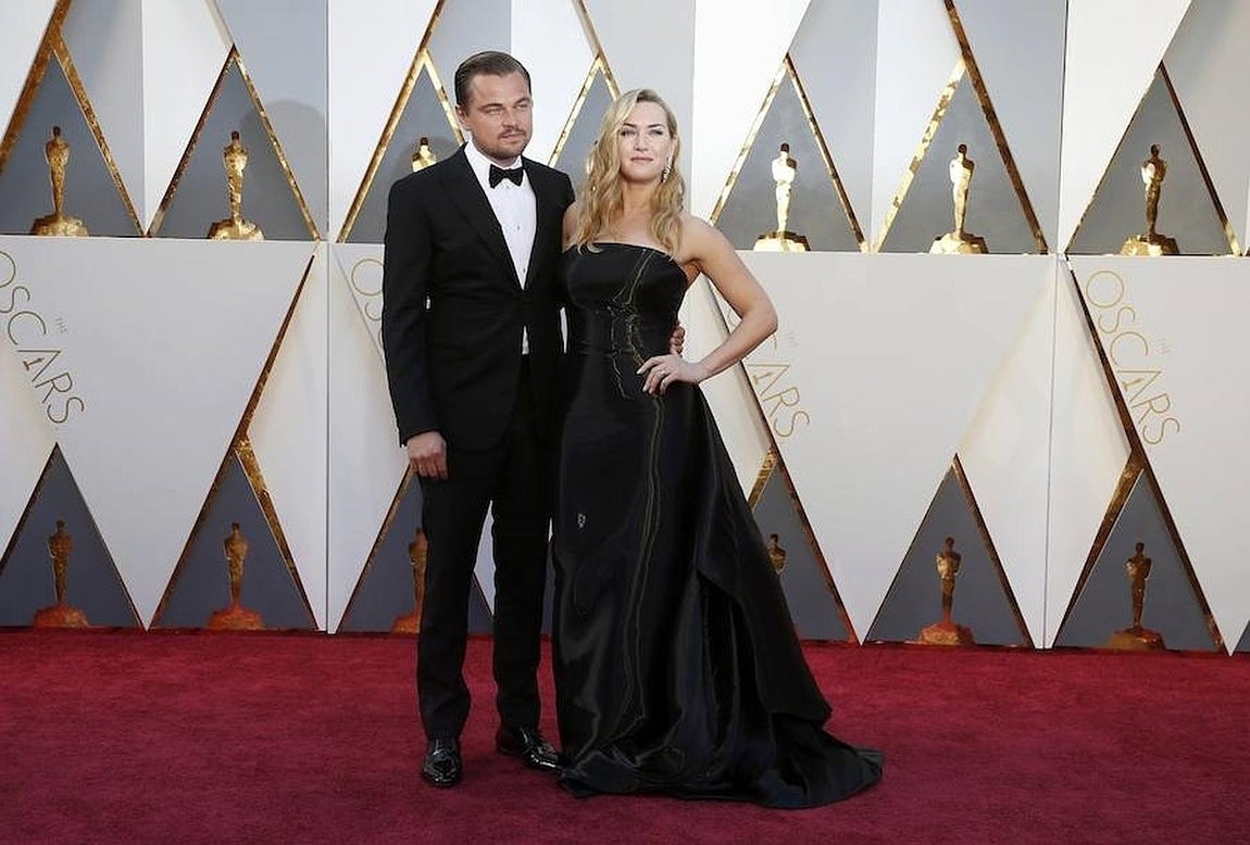 Leonardo DiCaprio, con Kate Winslet. 