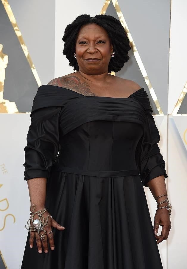 Whoopi Goldberg, ganadora de un Oscar. 