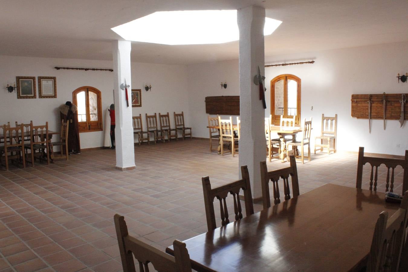 Salón comedor para la celebración del banquete. 