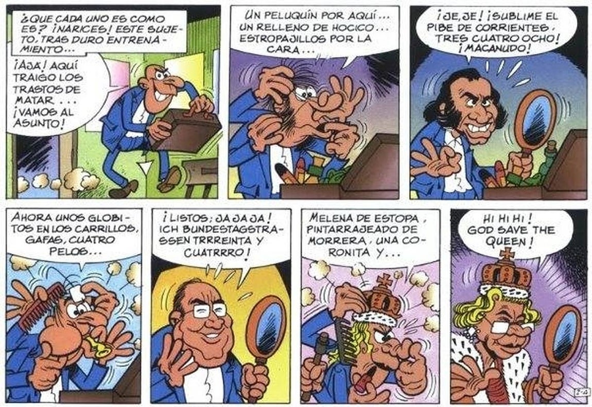 Un solo personaje y muchas caras. 