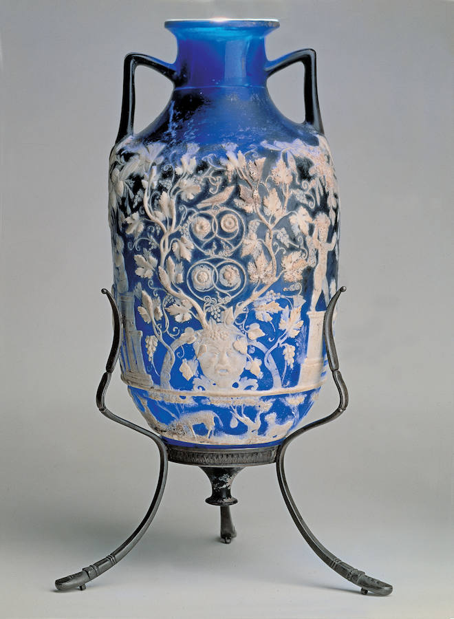 El Vaso azul.