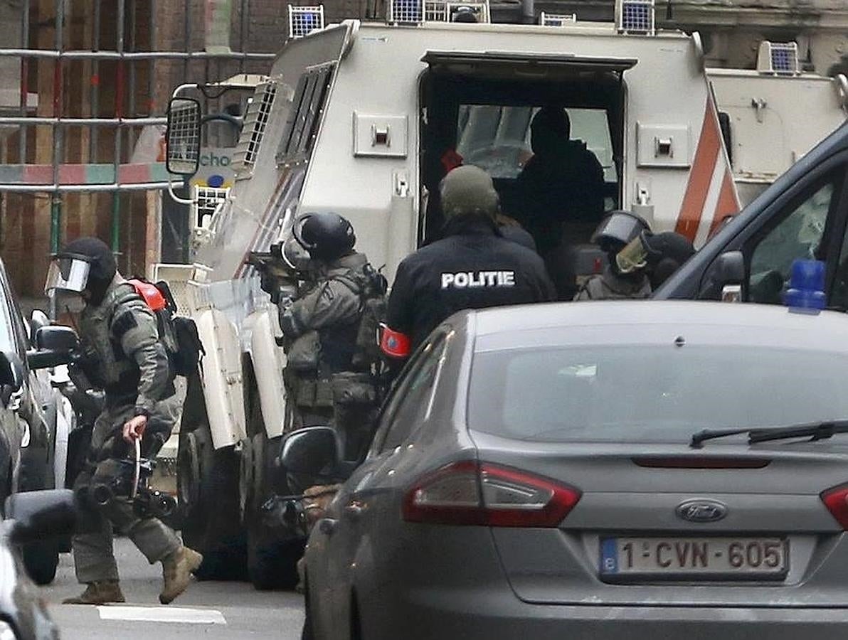 La operación antiterrorista que arrinconó a Abdeslam, en imágenes