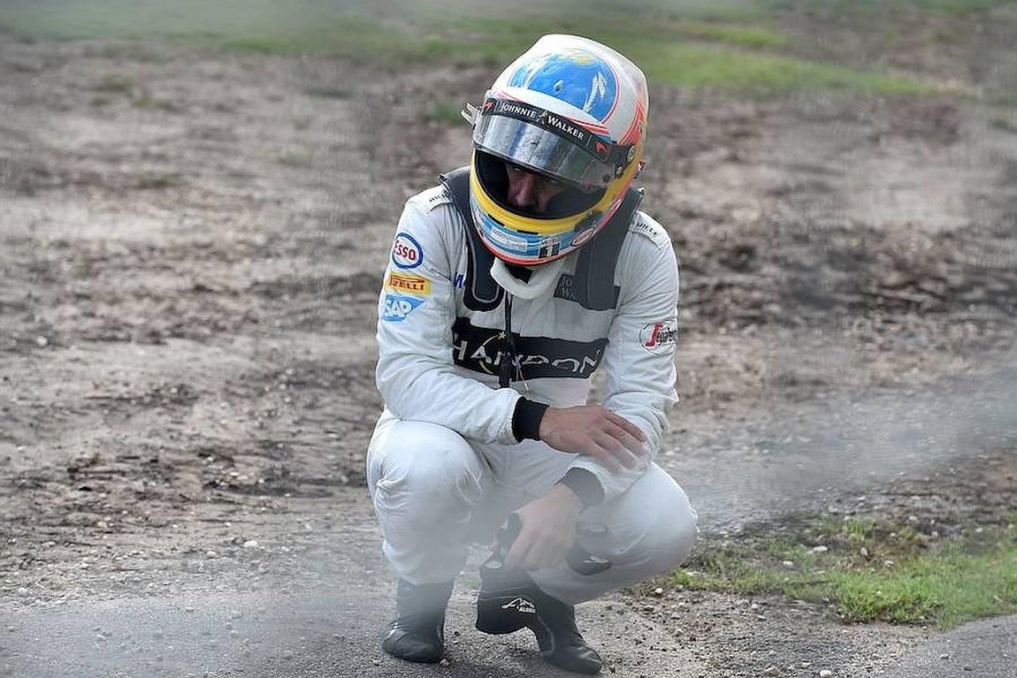 El terrible accidente de Fernando Alonso