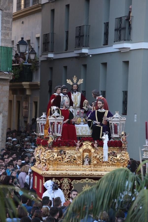 Fotos: Sagrada Cena en el Domingo de Ramos. Semana Santa de Cádiz 2016