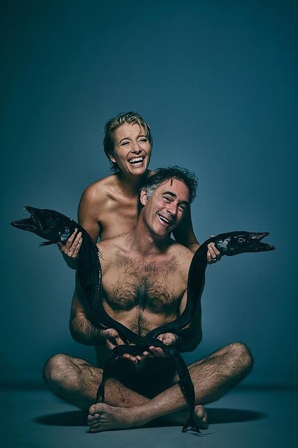 Emma Thompson y Greg Wise. 