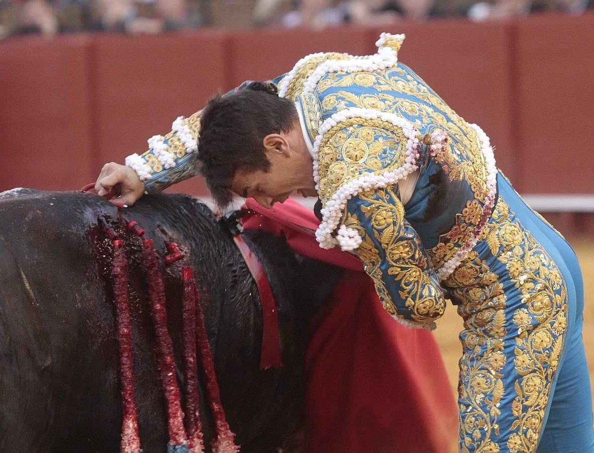 El romance de José María Manzanares con Sevilla, foto a foto