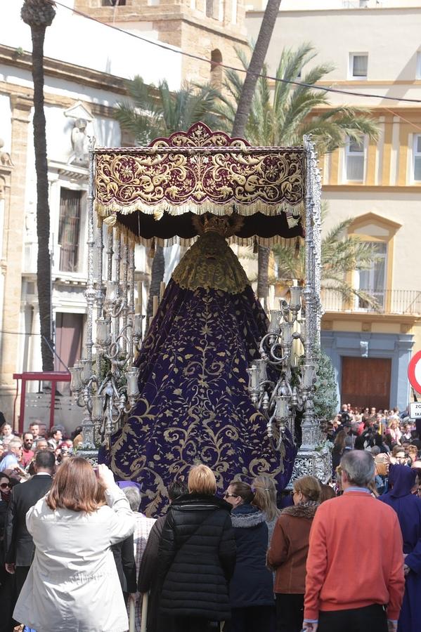 Columna regresa el Sábado Santo a su templo desde Catedral