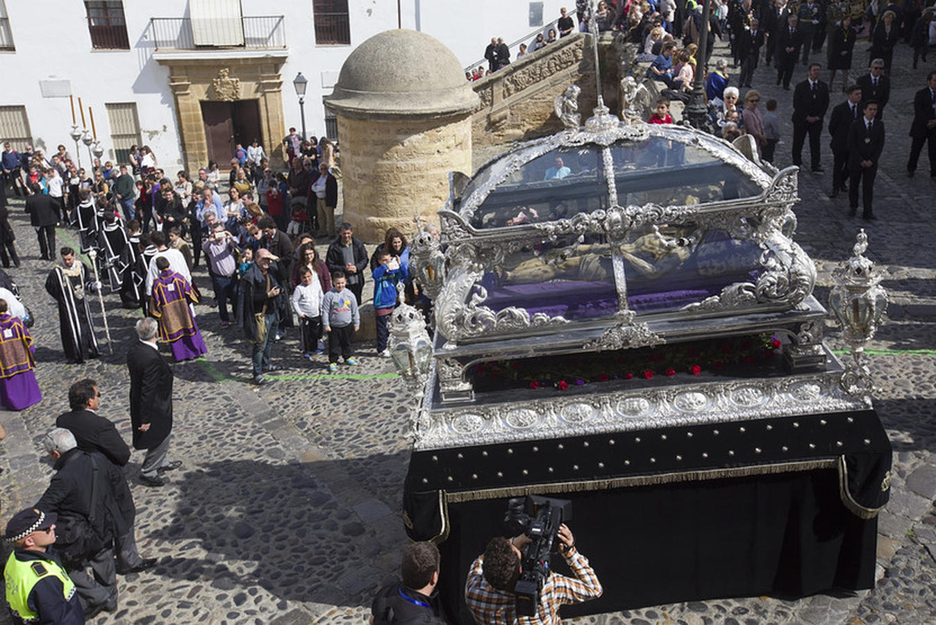 Santo Entierro el Sábado Santo en Cádiz. Semana Santa 2016