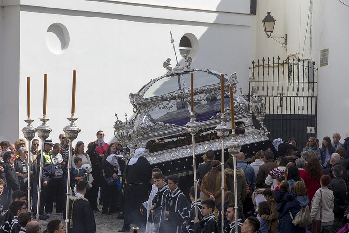 Santo Entierro el Sábado Santo en Cádiz. Semana Santa 2016