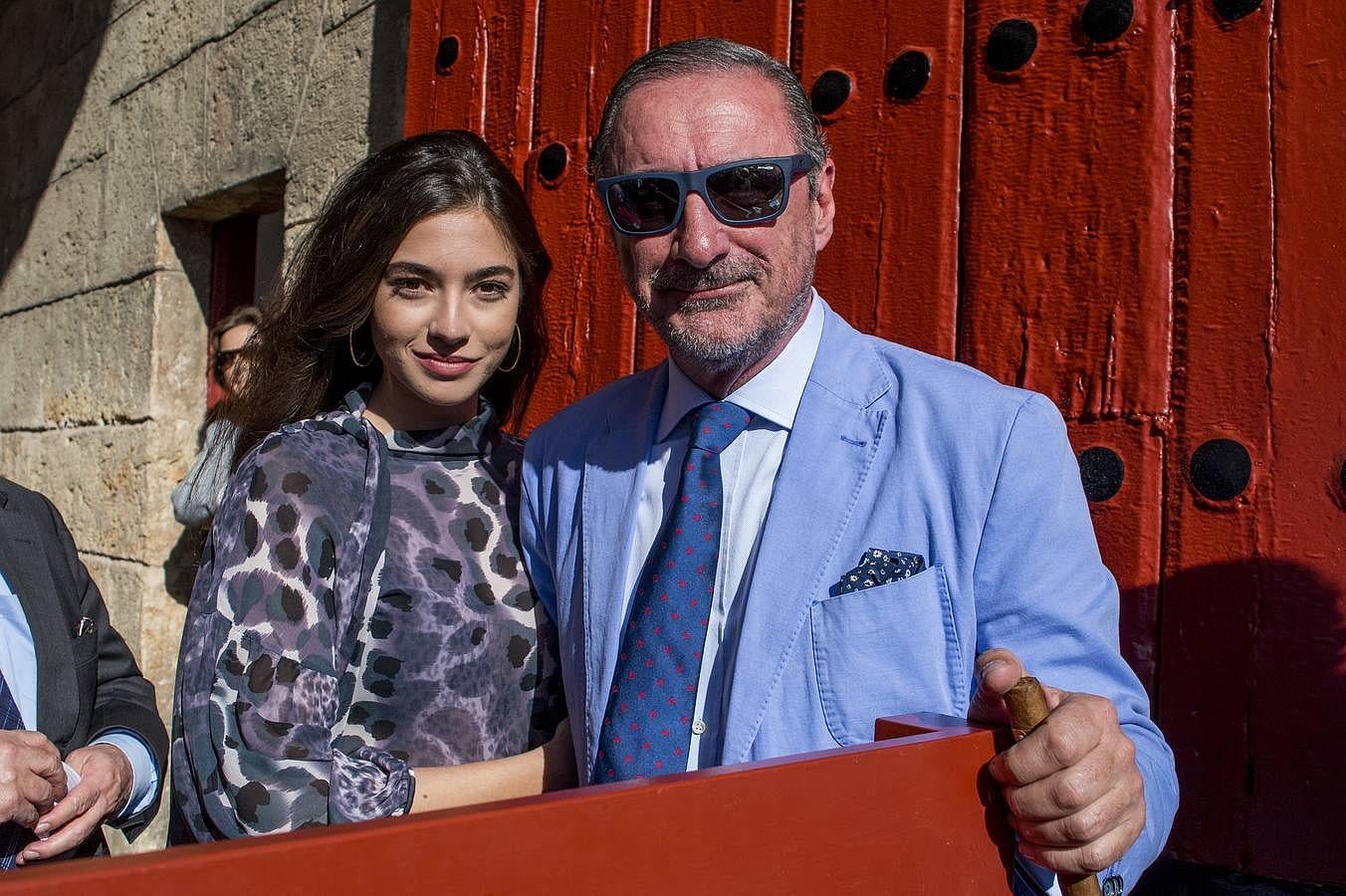 El periodista Carlos Herrera y su hija Rocío Crusset