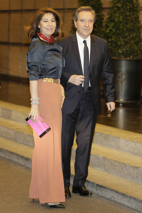 El periodista Iñaki Gabilondo y su mujer Lola. 