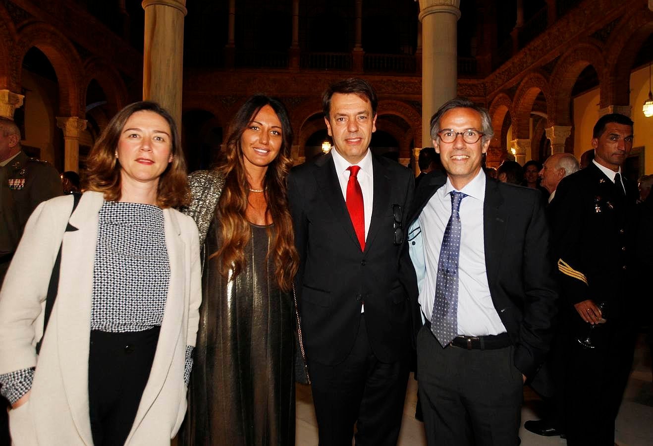 Rocío López Barrau, Nini Loseliani, Augusto Ferrer-Dalmau Nieto y Juan Clavero Fernández de Córdova