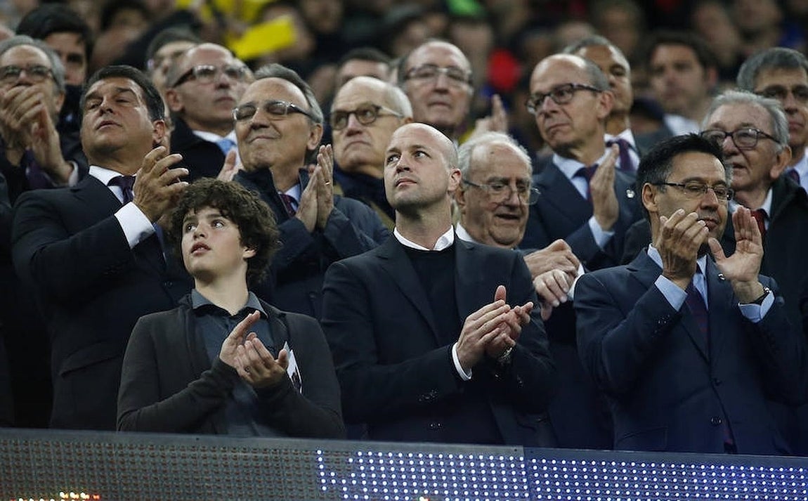 El homenaje a Johan Cruyff, en imagenes