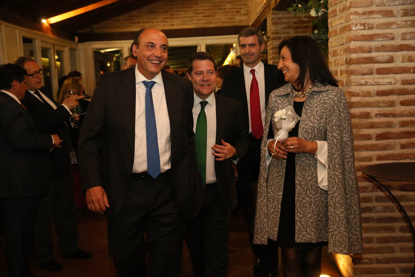 Page, en la cena de la Asociación contra el Cáncer de Toledo