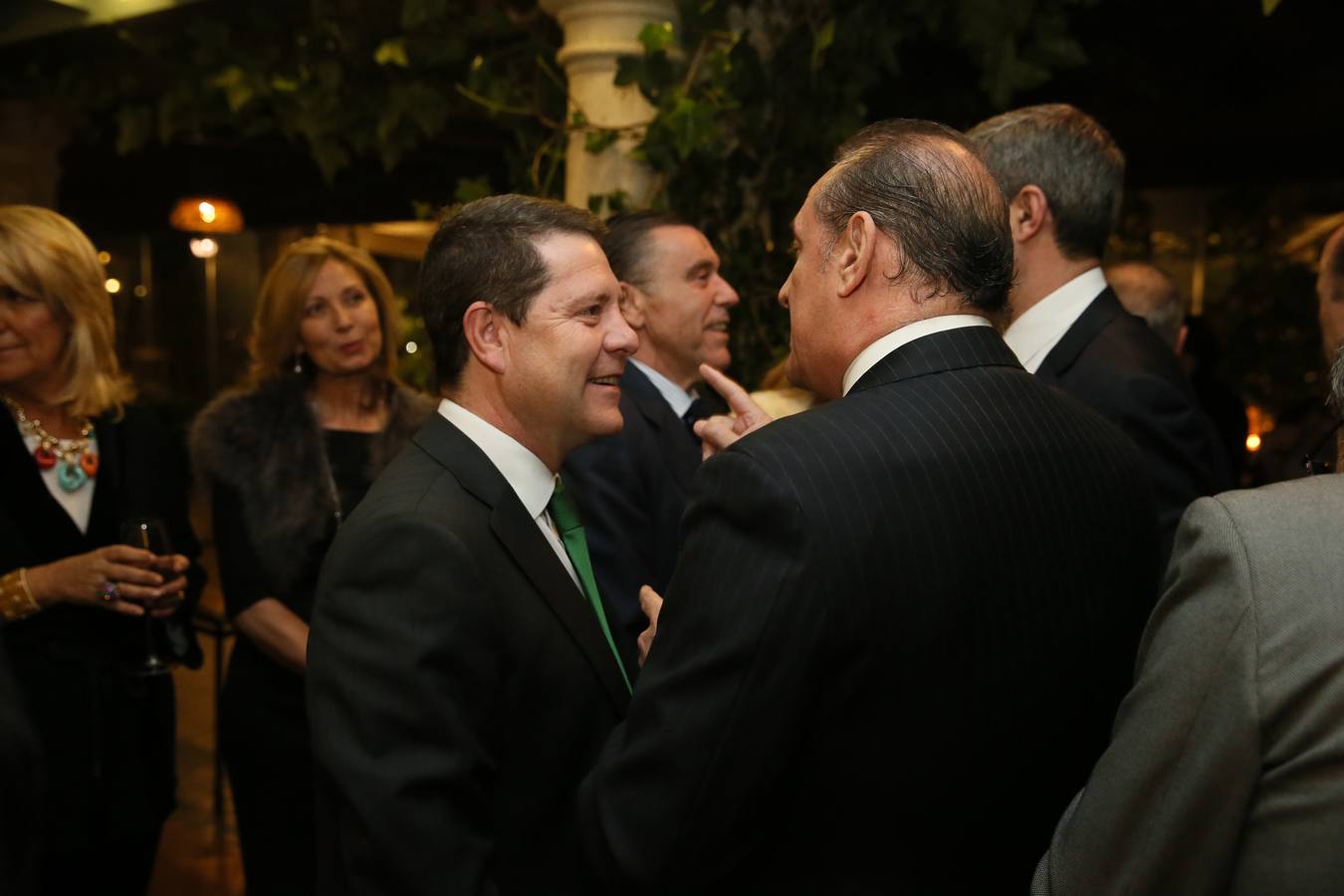 Page, en la cena de la Asociación contra el Cáncer de Toledo