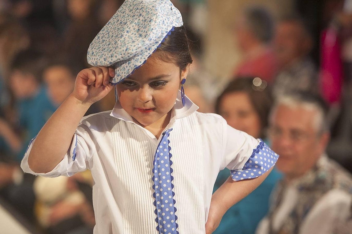 Los pequeños en la «Ecuestre y Flamenco Fashion»