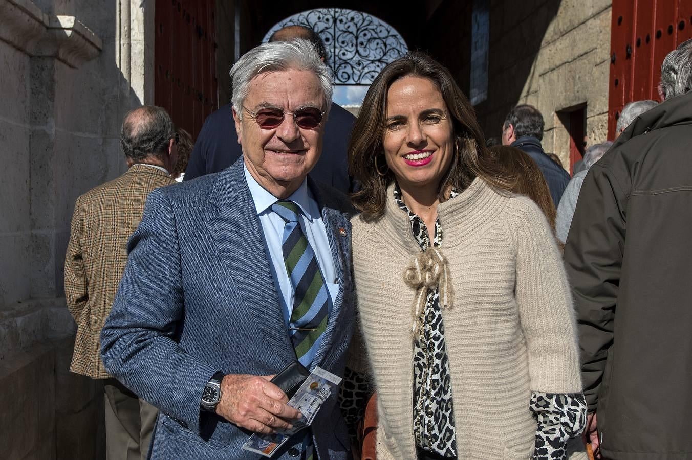 Francisco Baena Bocanegra junto a su hija Piluca Baena