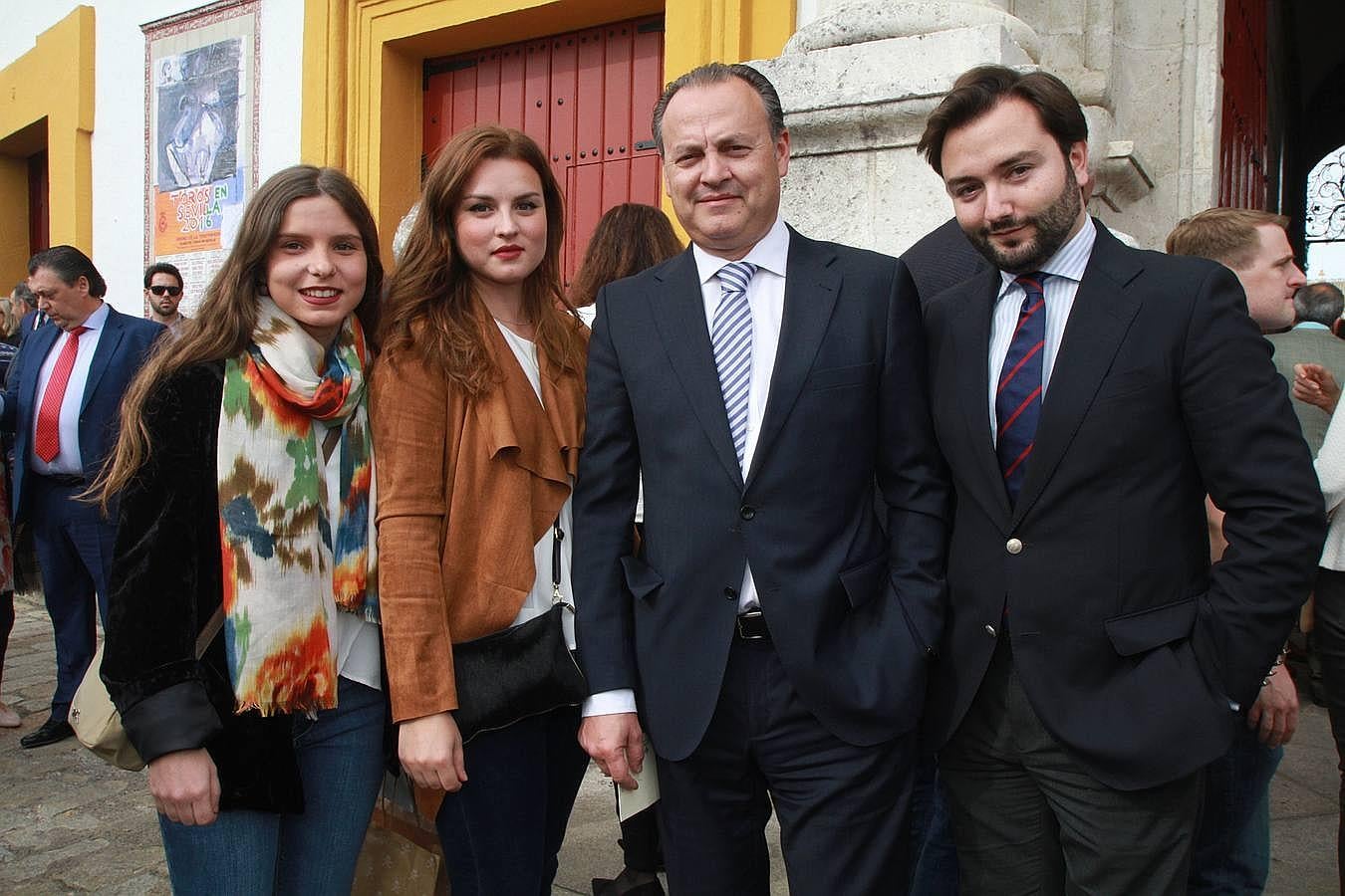 Marta Sánchez, Paula Sánchez, J. Antonio Sánchez y Alejandro Tineo