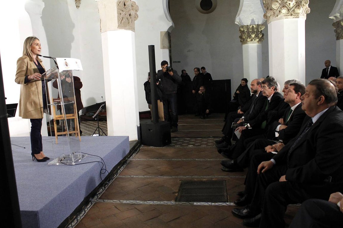 La sinagoga de Santa María La Blanca estrena iluminación