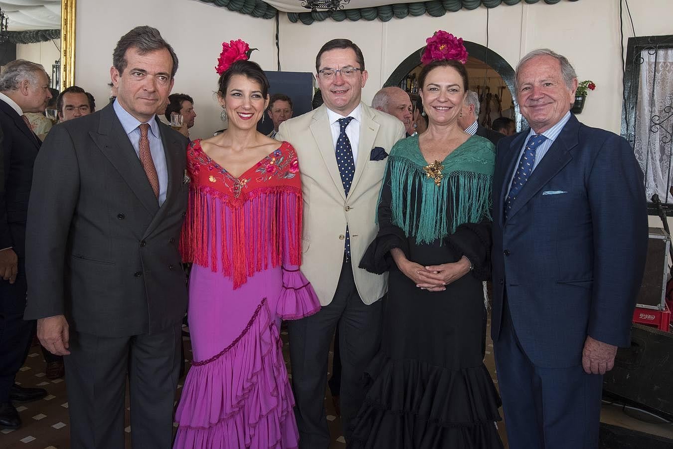 Pedro Fernández, Marta Gallego, Fernando Seco, María José Ruiz de Celis y José Gandía