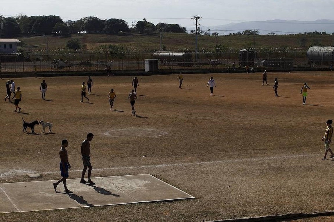 Presos de la prisión de «La Joya». 