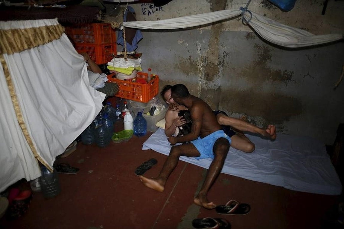 Presos de la prisión de «La Joya». 