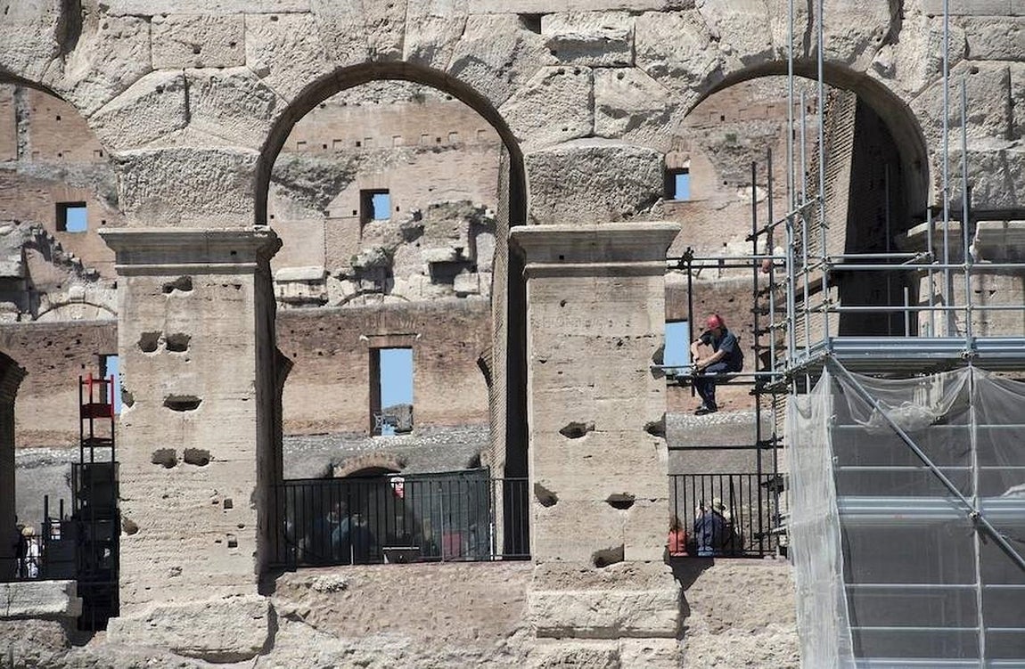 Algunas zonas han permanecido durante este tiempo ocultas por la limpieza. 