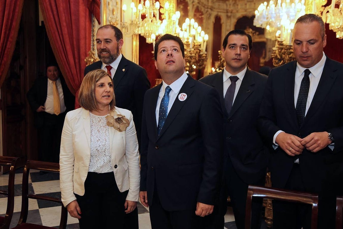 Imágenes de la visita del ministro principal de Gibraltar a Cádiz