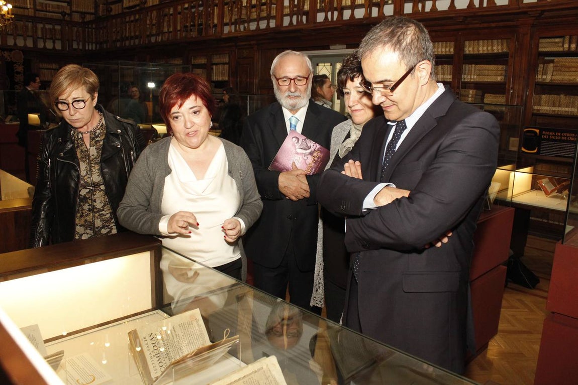 Inaugurada la exposición «Cervantes y los libros del Siglo de Oro» en la Biblioteca