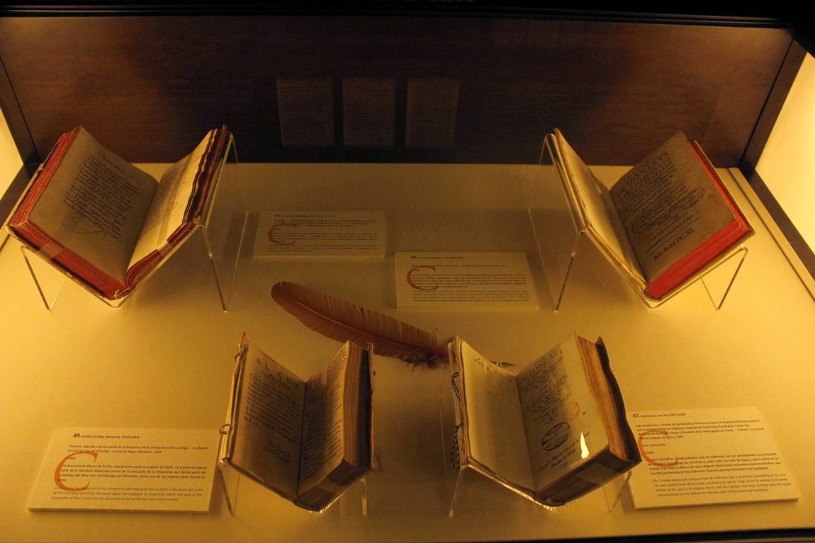 Inaugurada la exposición «Cervantes y los libros del Siglo de Oro» en la Biblioteca