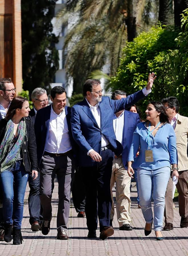 En imágenes, el paso de Mariano Rajoy por Córdoba