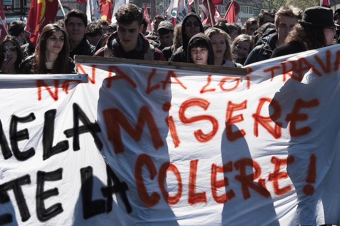 Estrasburgo es otra de las ciudades en las que miles de personas se han echado a la calle. 