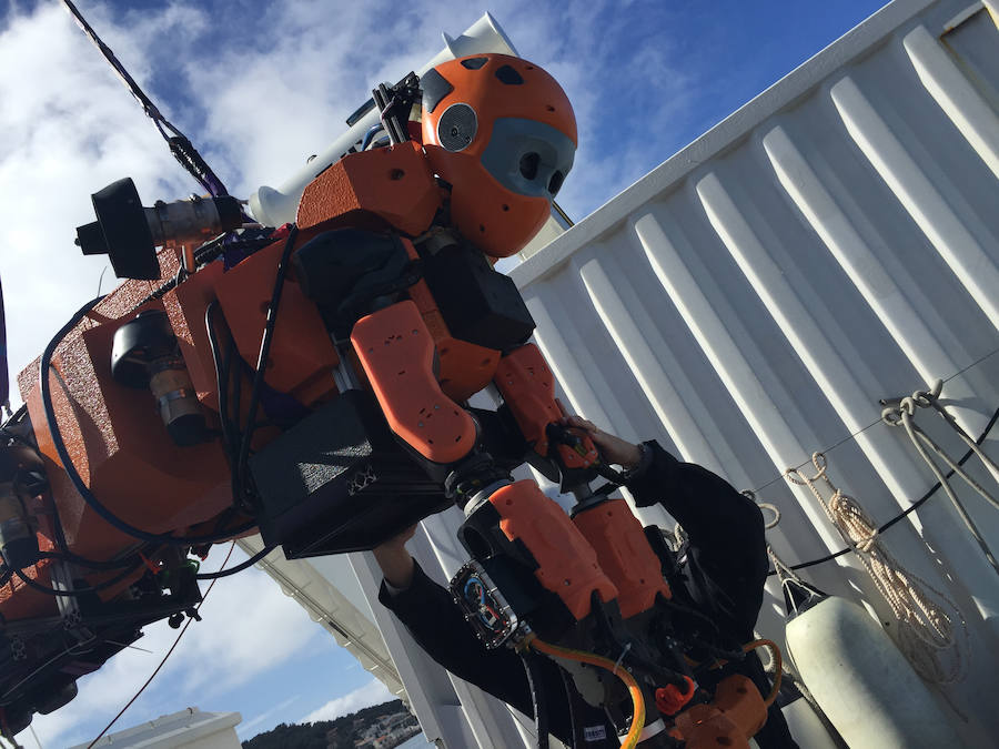 El Ocean One y su aspecto humanoide. 