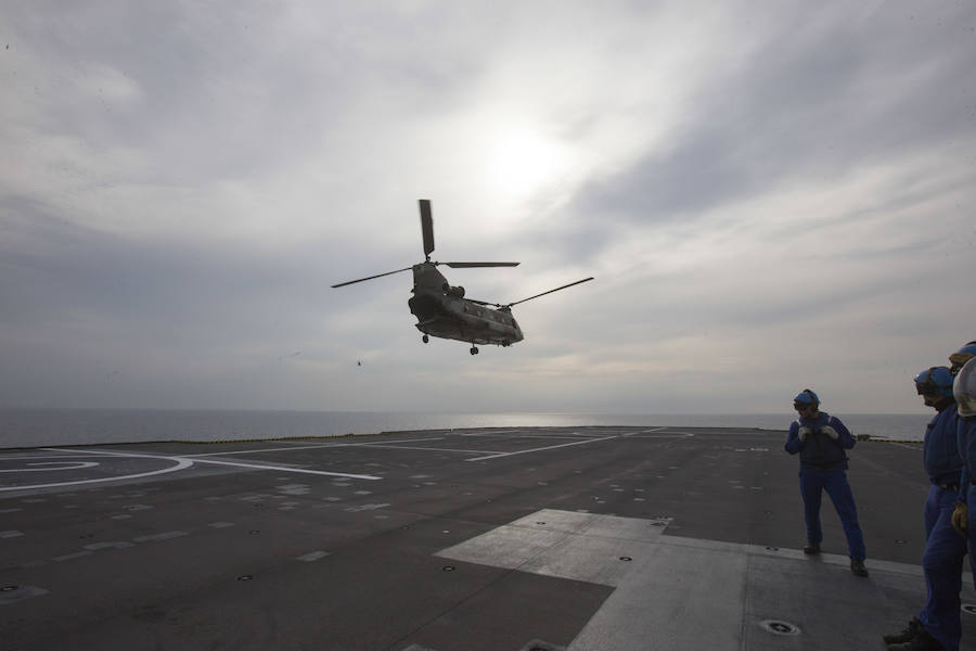 Un helicóptero Cougar del Ejército de Tierra. 