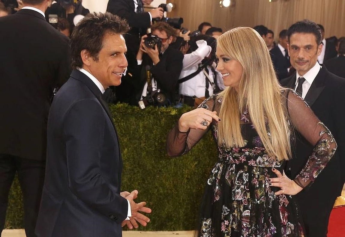Ben Stiller y Kristine Taylor. 