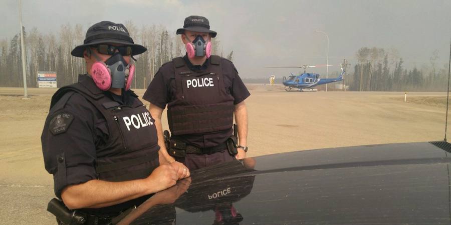 El furioso incendio de Canadá, en imágenes