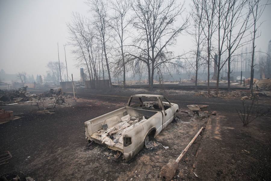 El furioso incendio de Canadá, en imágenes