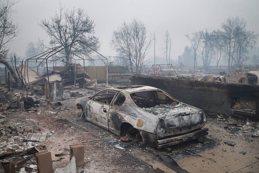 El furioso incendio de Canadá, en imágenes