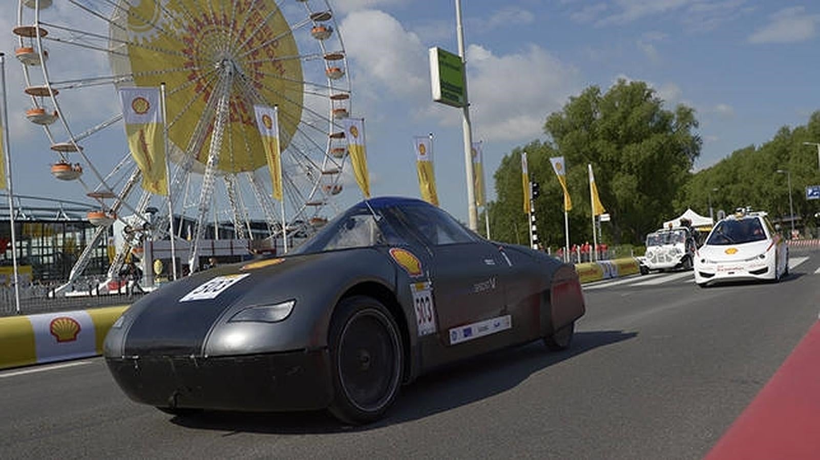 Los coches del año pasado en el Shell Eco-marathon de Roterdam