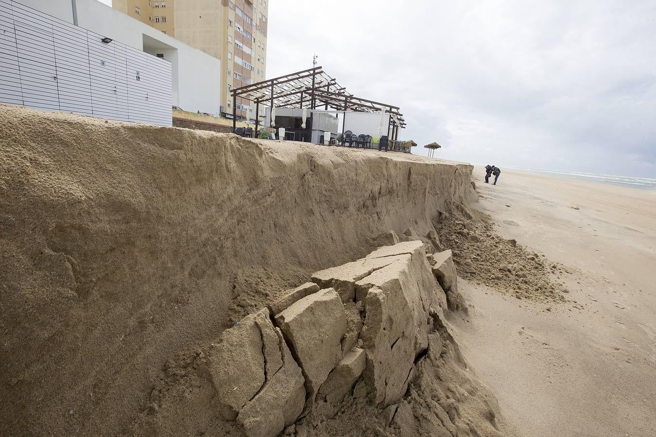 Así ha quedado Cádiz y sus playas tras el temporal