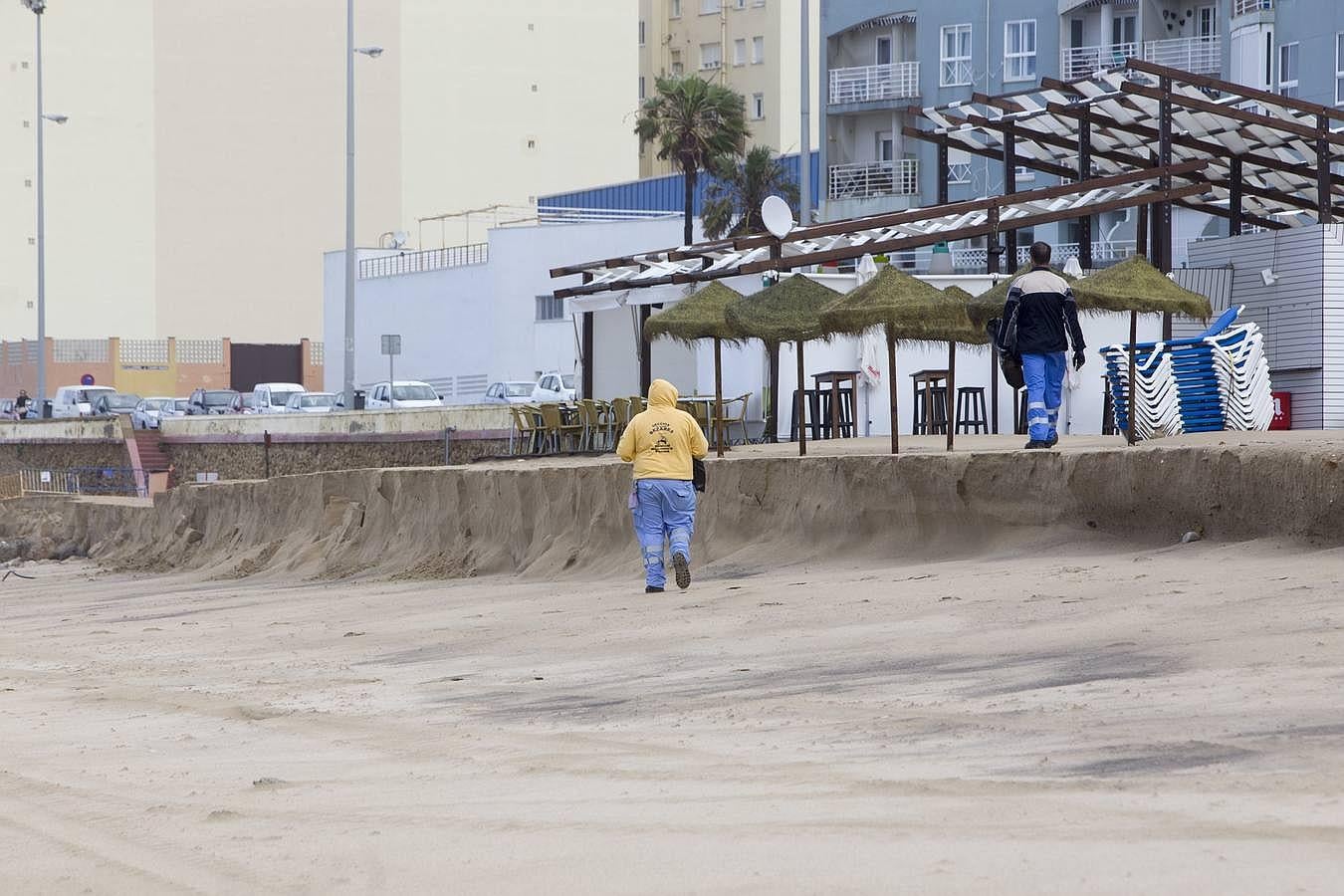 Así ha quedado Cádiz y sus playas tras el temporal