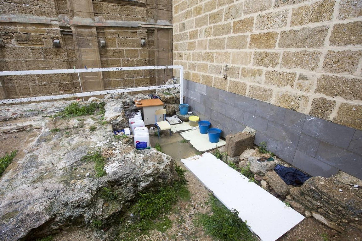 Así ha quedado la Casa del Obispo tras el temporal