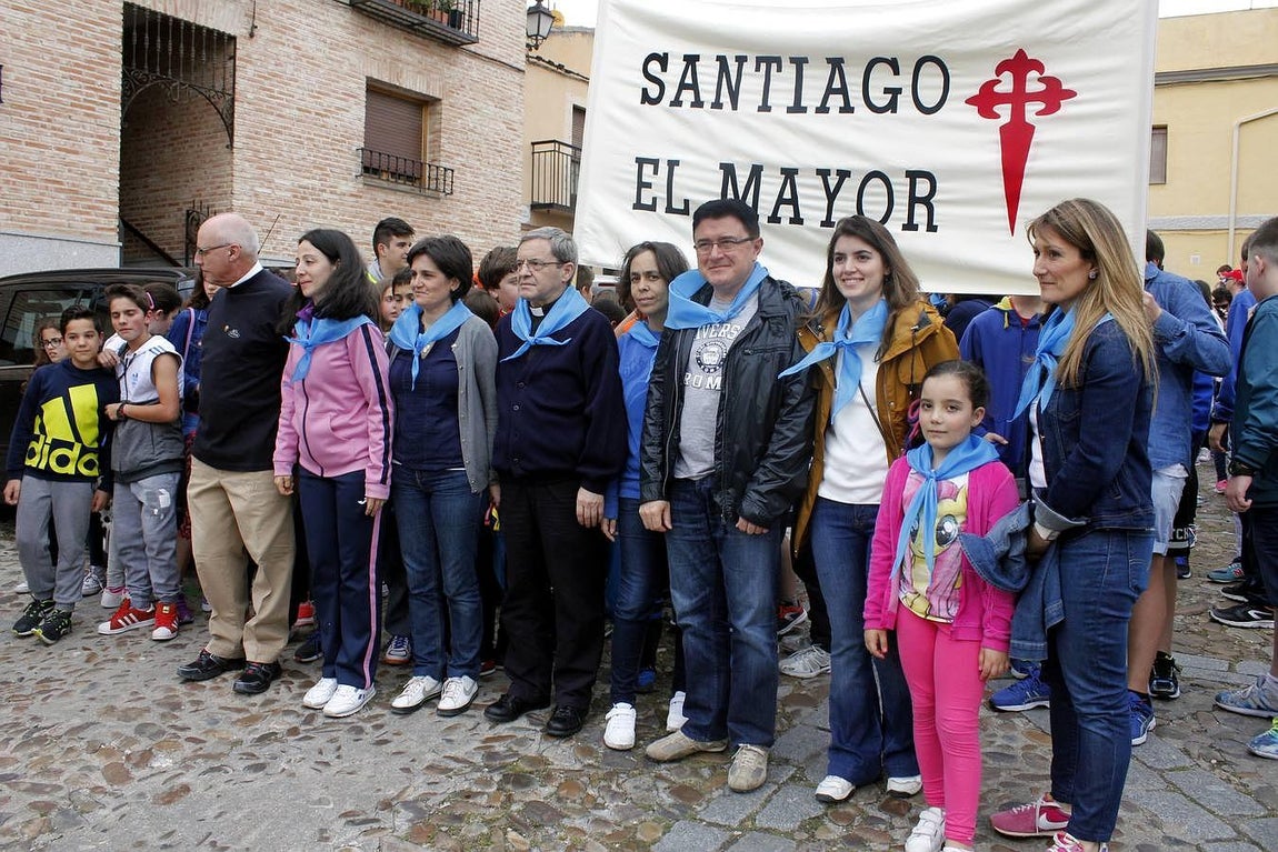 Los concejales Teo García y Helena Galán, han participado en la marcha. 